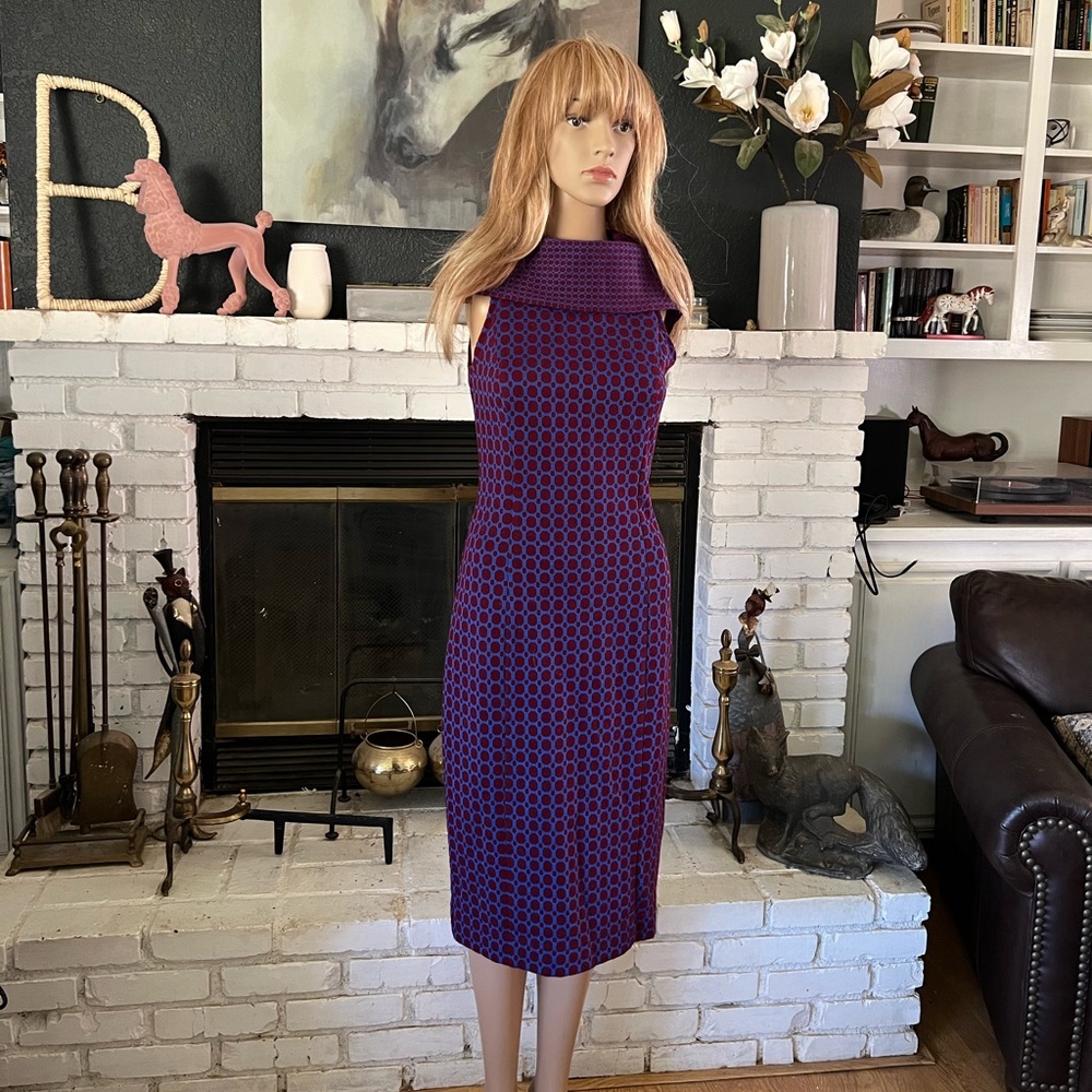 Brand New Without Tags purple and blue Lattori dress Size XS